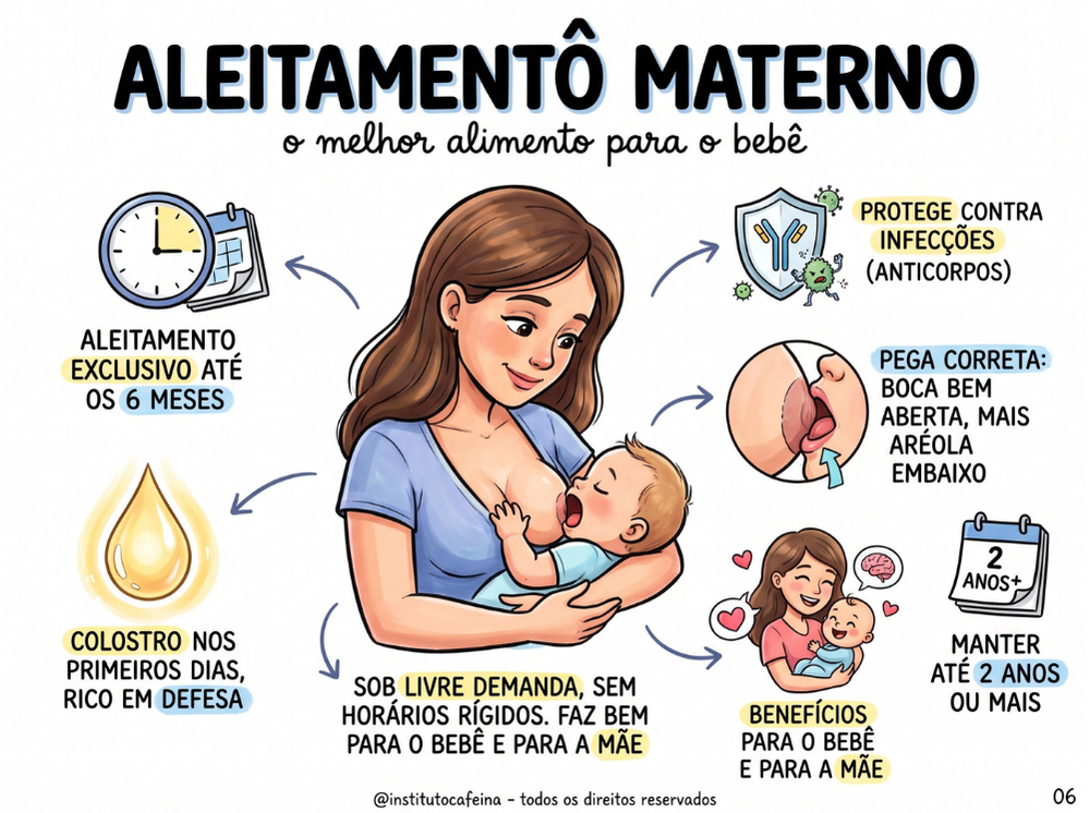 Página de exemplo dos Resumos de Pediatria