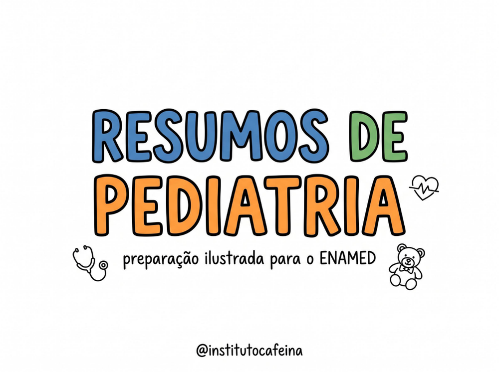 Página de exemplo dos Resumos de Pediatria