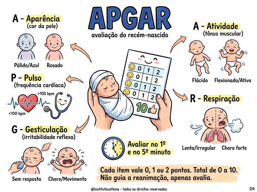 Página de exemplo dos Resumos de Pediatria
