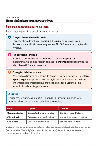 Página 2 do caderno de bolso de cardiologia