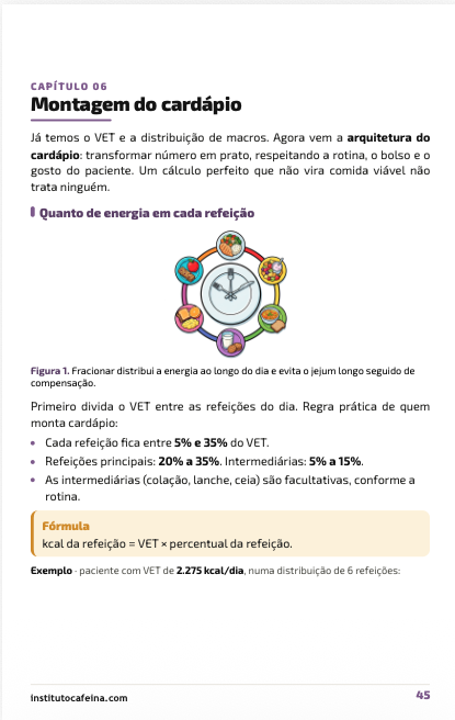 Página 5 do caderno de bolso de prescrição de dietas