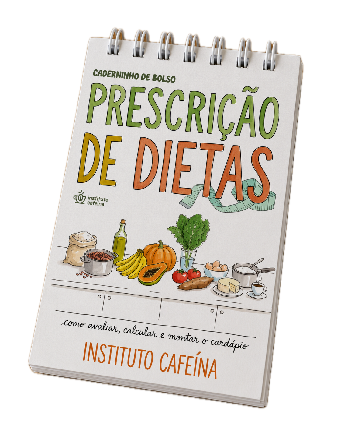 Caderninho de Bolso para Prescrição de Dietas