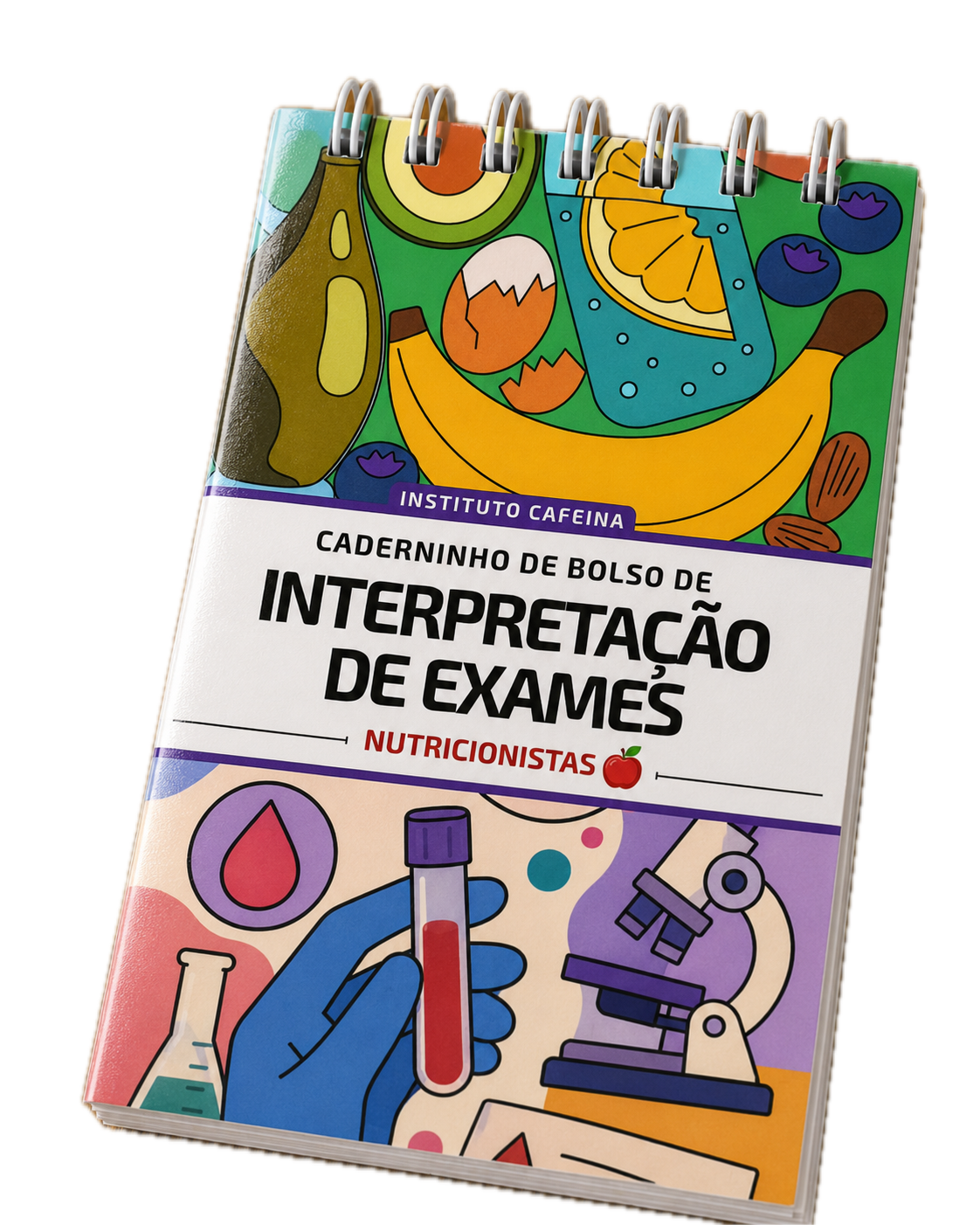 Caderno de Bolso de Exames Laboratoriais para Nutris