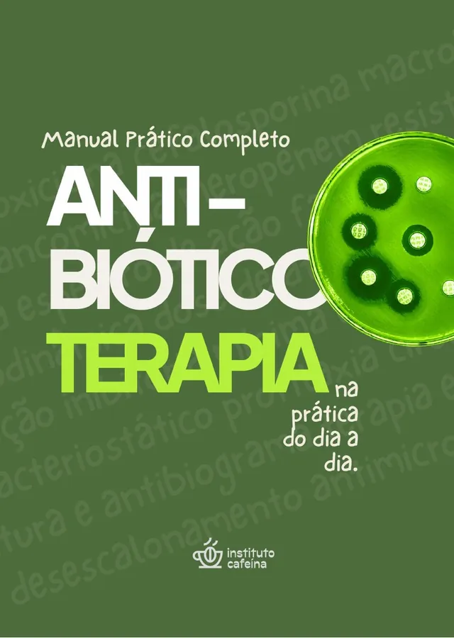 Capa do e-book do Manual Prático de Antibioticoterapia