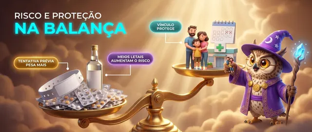Risco de suicídio e emergência